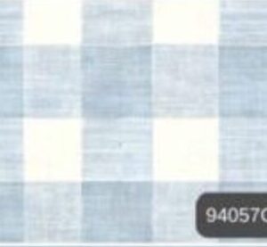 Tricoline 100% algodão Xadrez Azul