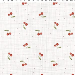Pano de Copa 100% algodão Cerejinhas