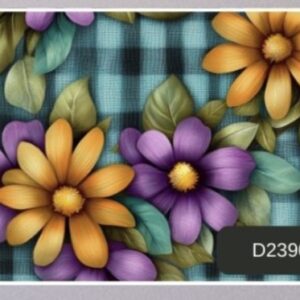 Tricoline 100% algodão Floral