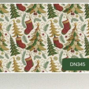 Tricoline 100% algodão Botas de Natal