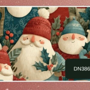 Tricoline 100% algodão Papai Noel