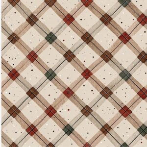 Tricoline 100% algodão Xadrez Tartan