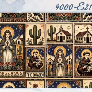 Tricoline 100% algodão Religioso
