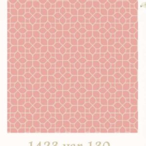 Tricoline 100% algodão Geométrico rosa